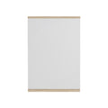 Minimalist Wall-Mounted Magnetic Whiteboard with Wooden Frame