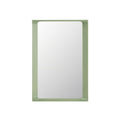 Modern Green Framed Wall Mirror - Sleek Design for Home Decor