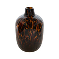 Stylish Tortoiseshell Pattern Glass Vase**